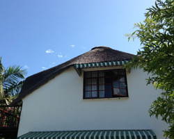 Gable ends of the original thatched roof